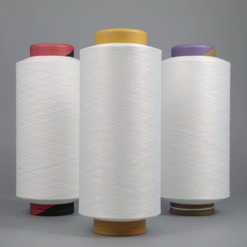 100% Polyester Material PBT Yarn in Flat POY and Textured