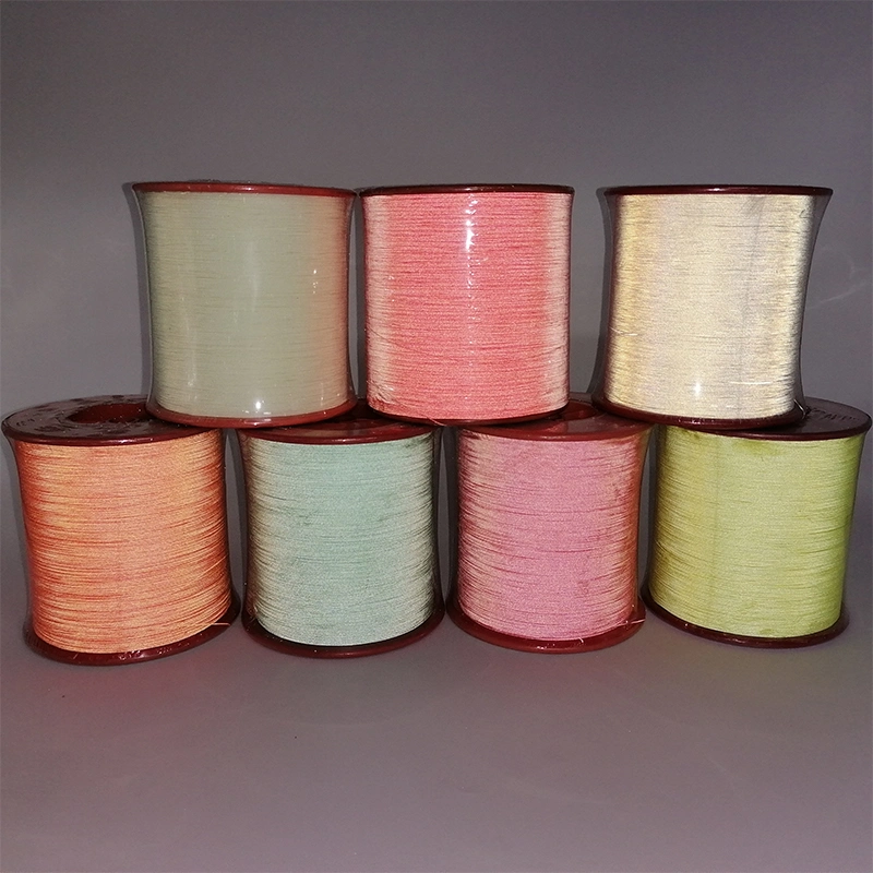 High Light Pet Single Side Reflective Thread Yarn for Sewing