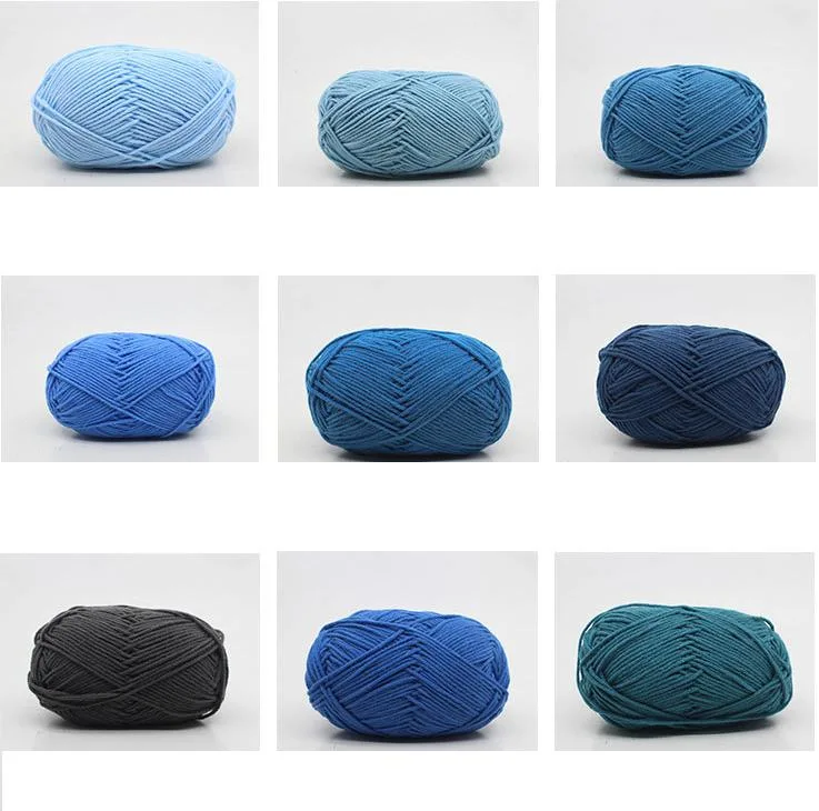 Ply for 36% 28% PBT 22% Polyester Nylon 8 Knitting 8ply 2/32 32/2 Indonesia Soft in 100 Spandex Dyed Regnreted Rug Acrylic Yarn