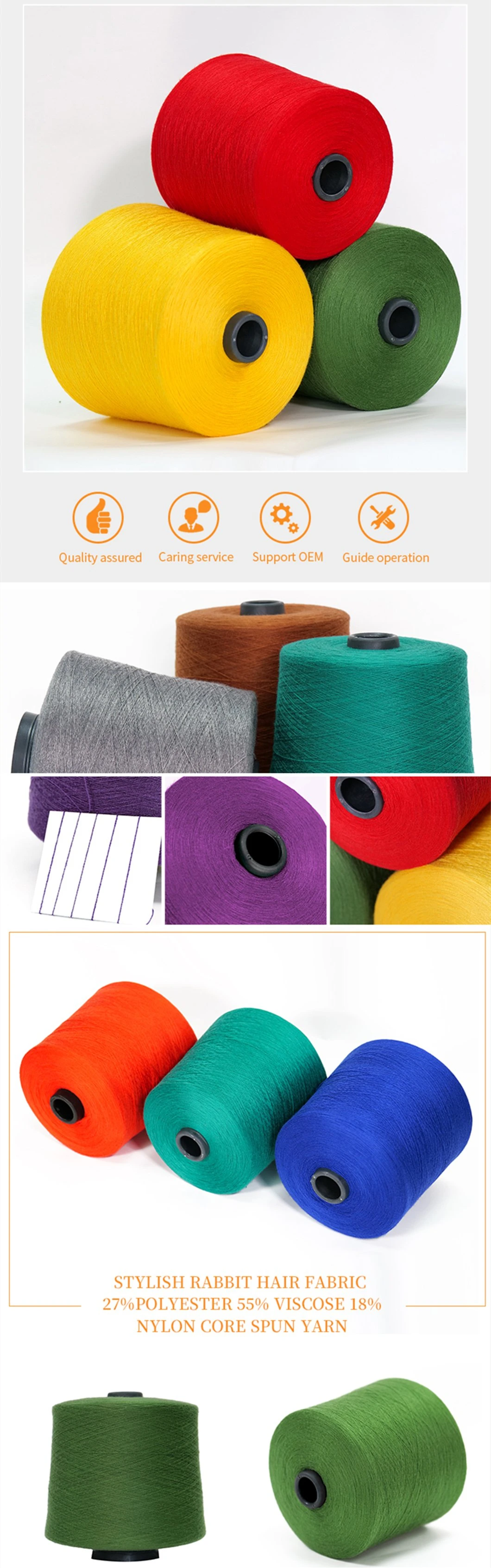 High Quality AA/A Grade 50d/36f PBT Semi-Dull Polyester Yarn