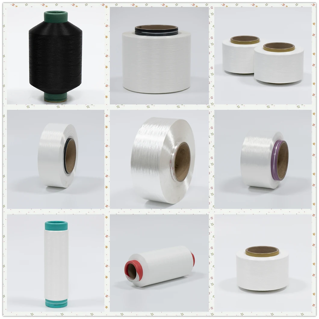 Free Yarn Samples Pet Bottle Recycled Polyester Yarn DTY Polyester Yarn China for Weaving