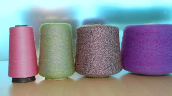 Rabbit Core Spun Yarn Viscose Nylon PBT Fancy Yarn for Knitting Sweater
