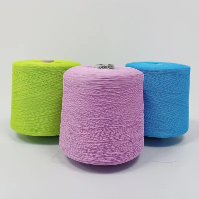 Anti-Pilling Core Spun Yarn 2/36nm 50% Viscose 27% PBT 23% Nylon Yarn for Socks Materials