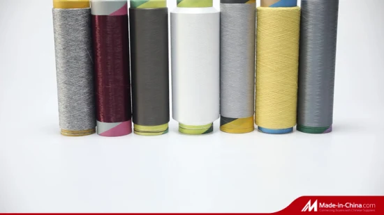 100% Recycled Post-Consumer Dyed Yarn Recycled Nylon Yarn (20D-600D) with Grs Certification